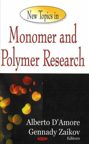 Stock image for New Topics in Monomer and Polymer Research for sale by PBShop.store US