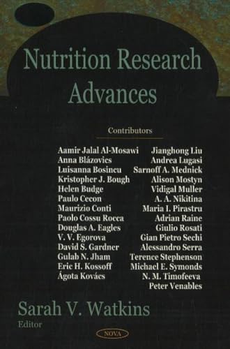 9781600215162: Nutrition Research Advances