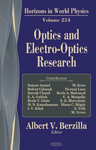 Stock image for Optics and ElectroOptics Research 254 Horizons in World Physics for sale by PBShop.store US