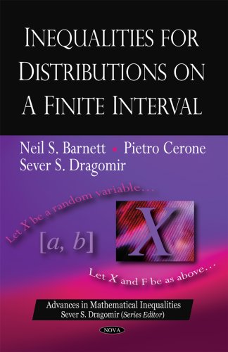 9781600219092: Inequalities for Distributions on a Finite Interval