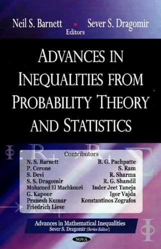 Stock image for Advances in Inequalities from Probability Theory and Statistics for sale by PBShop.store US