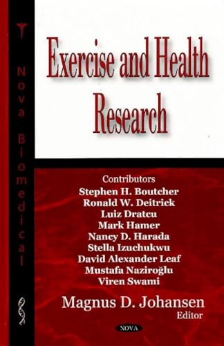 Imagen de archivo de Exercise and Health Research a la venta por SecondSale