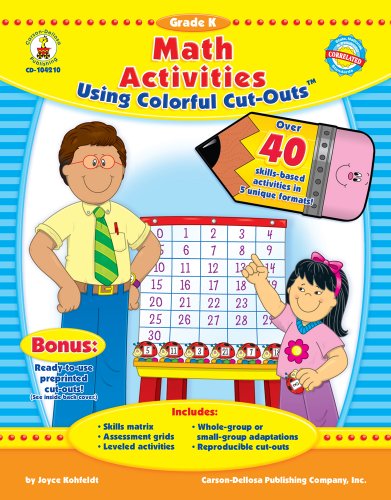 Beispielbild fr Math Activities Using Colorful Cut-OutsT, Grade K zum Verkauf von Wonder Book