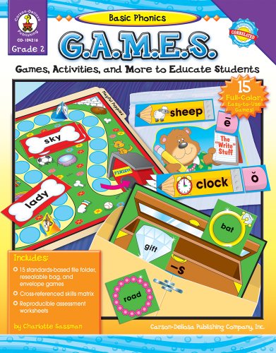 Stock image for Basic Phonics G.A.M.E.S, Grade 2 for sale by Zoom Books Company