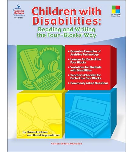 9781600221255: Four Blocks Children with Disabilities: Reading and Writing the Four-Blocks Way, Grades 1 - 3 Resource Book