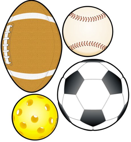 Sports Balls Cut-Outs - Carson-Dellosa Publishing (Compiler)