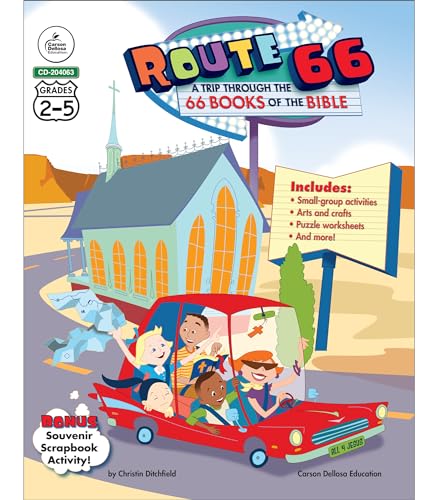 Beispielbild fr Carson Dellosa | Route 66 Book | The 66 Books of the Bible for Kids, Grades 2-5, 192pgs zum Verkauf von Goodwill of Colorado