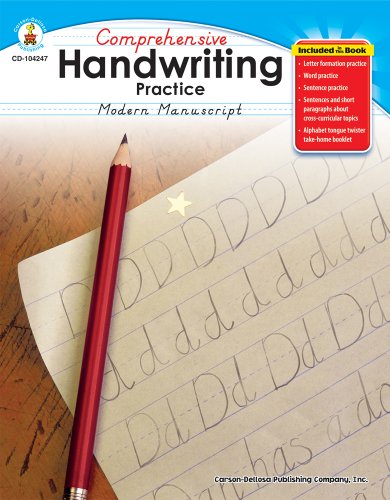 Stock image for Comprehensive Handwriting Practice: Modern Manuscript, Grades K - 1 for sale by -OnTimeBooks-