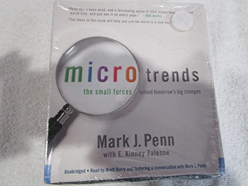Beispielbild fr Microtrends: The Small Forces Behind Tomorrow's Big Changes zum Verkauf von HPB-Diamond