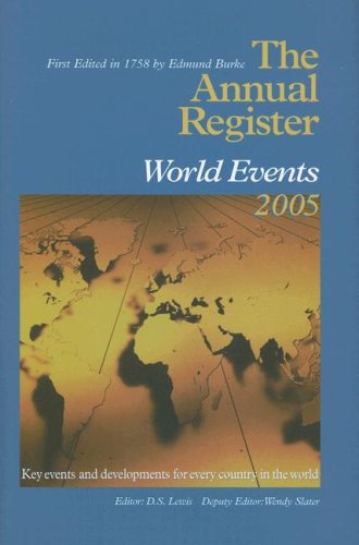 Beispielbild fr The Annual Register: World Events 2005 zum Verkauf von Anybook.com