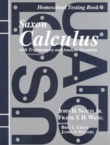 9781600320156: Calculus: Homeschool Testing Book