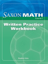 9781600320330: Saxon Math Course 1: Written Practice Grade 6