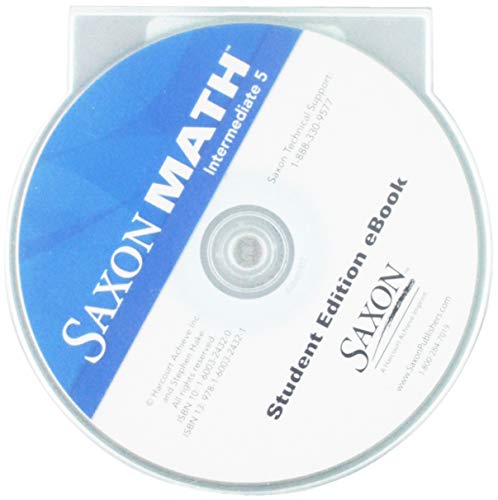 Stock image for Saxon Math Intermediate 5: Student Edition eBook CD-ROM 2008 for sale by Bulrushed Books