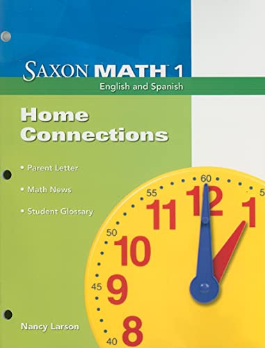 Beispielbild fr Home Connections (Saxon Math 1) zum Verkauf von HPB-Red
