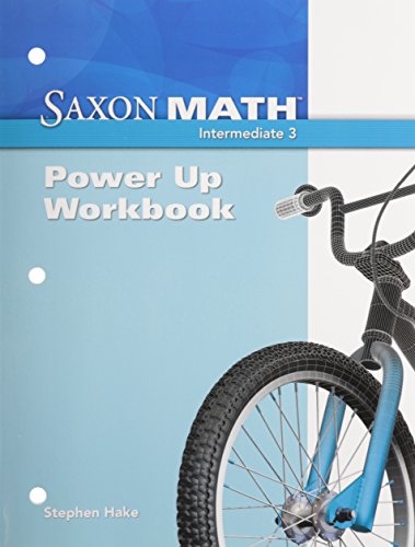 Beispielbild fr Saxon Math Power-Up Workbook: Intermediate 3 zum Verkauf von BooksRun