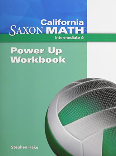 Stock image for Saxon Math 6: Power Up Workbook for sale by SecondSale