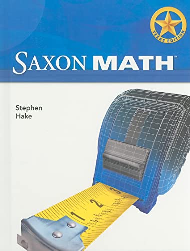 Student Edition 2008 (Saxon Math Intermediate 5) (9781600325458) by HAKE