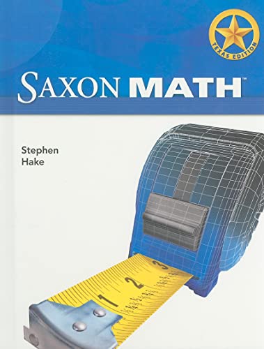 9781600325458: Student Edition 2008 (Saxon Math Intermediate 5)