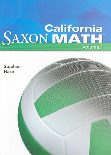 Beispielbild fr Saxon Math 6: Student Edition Vol. 1 2008 zum Verkauf von HPB-Red