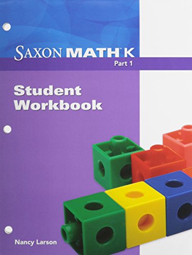 9781600325663: Saxon Math K: Workbooks