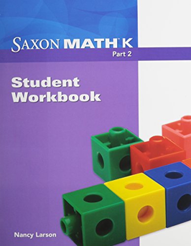 9781600325687: Saxon Math K: Student Workbook Part 2