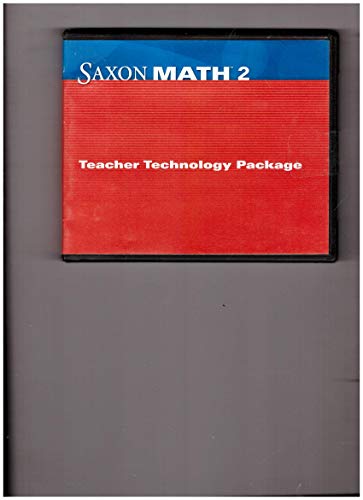 Beispielbild fr Saxon Math 2: Technology Pack zum Verkauf von Nationwide_Text