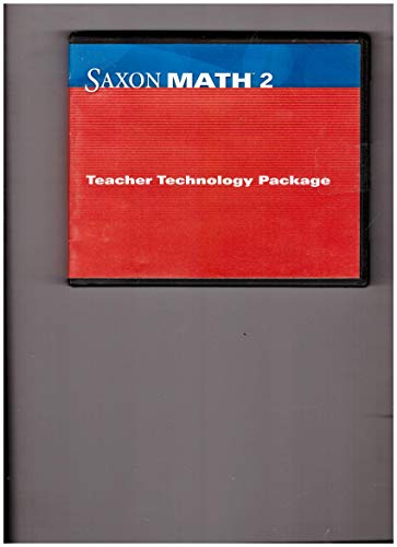 Stock image for Saxon Math 2: Technology Pack for sale by zeebooks