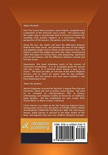 Beispielbild fr How the Courts Work: A Plain English Explanation of the American Legal System, Paperback Edition zum Verkauf von BooksRun