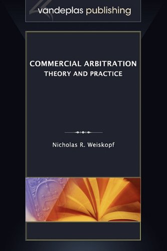 Beispielbild fr Commercial Arbitration: Theory and Practice zum Verkauf von ThriftBooks-Dallas