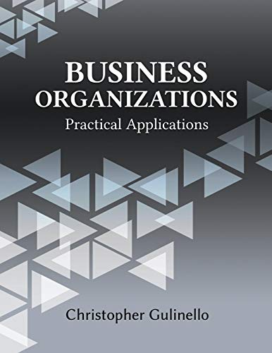 Beispielbild fr Business Organizations: Practical Applications zum Verkauf von One Planet Books