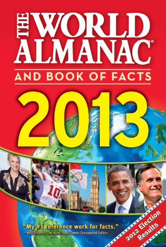 Stock image for The World Almanac and Book of Facts 2013 for sale by Once Upon A Time Books