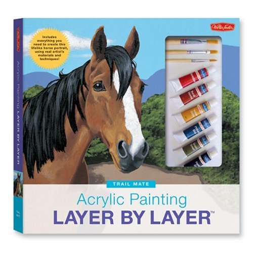 Learn To Paint A Horse Trail Mate Acrylic Painting Book Layer By Layer  Paint