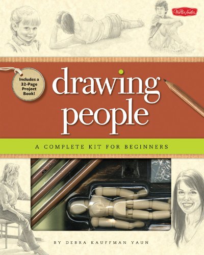 Drawing People Kit: A Complete Drawing Kit for Beginners (Walter Foster Drawing Kits) (9781600580574) by Kauffman Yaun, Debra