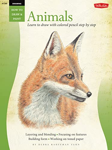 9781600581373: Drawing: Animals in Colored Pencil: Learn to draw with colored pencil step by step (How to Draw & Paint)