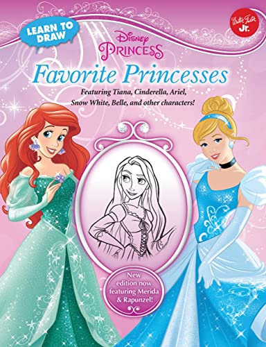 Imagen de archivo de Learn to Draw Disney Favorite Princesses: Featuring Tiana, Cinderella, Ariel, Snow White, Belle, and other characters! (Licensed Learn to Draw) a la venta por Goodwill of Colorado