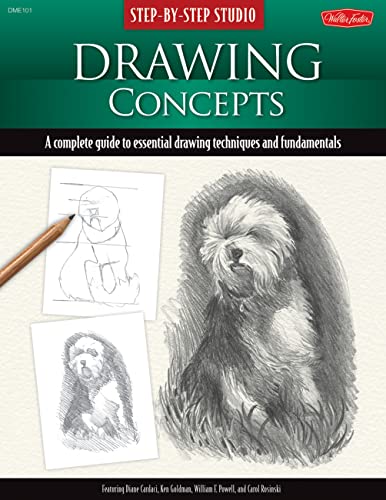 Beispielbild fr Step-By-Step Studio: Drawing Concepts : A Complete Guide to Essential Drawing Techniques and Fundamentals zum Verkauf von Better World Books