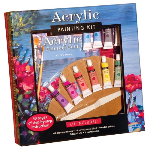 Acrylic Painting Kit: Professional materials and step-by-step instruction for the aspiring artist (Walter Foster Painting Kits) (9781600581601) by Swimm, Tom