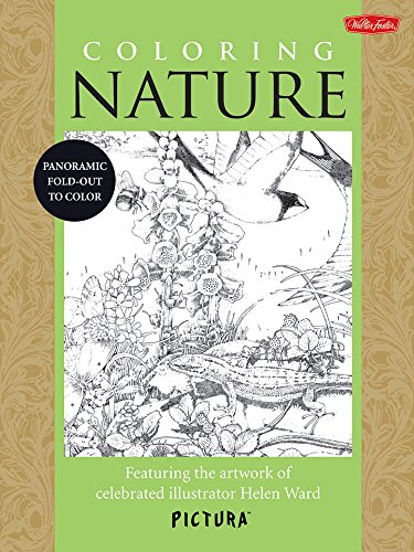 9781600584015: Coloring Nature: Featuring the artwork of celebrated illustrator Helen Ward (PicturaTM)