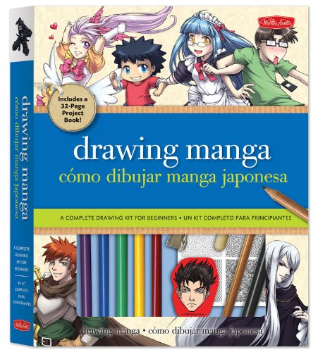 Stock image for Drawing Manga Kit: A complete drawing kit for beginners for sale by HPB Inc.
