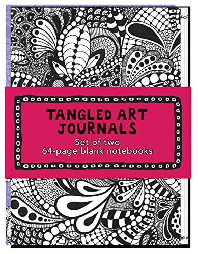 Stock image for Tangled Art Journals: Set of two 64-page blank notebooks for sale by Ronair Books