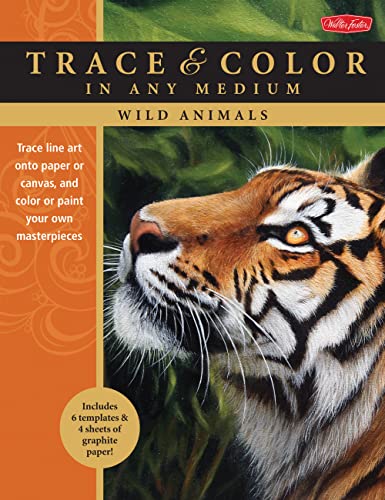 9781600584879: Wild Animals: Trace line art onto paper or canvas, and color or paint your own masterpieces (Trace & Color)