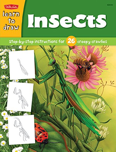 Beispielbild fr Learn to Draw Insects : Step-By-Step Instructions for 26 Creepy Crawlies zum Verkauf von Better World Books