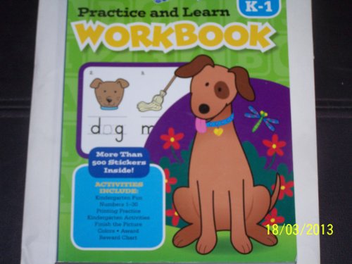 9781600586040: Practice and Learn Workbook Grades K-1 (Learning Train)