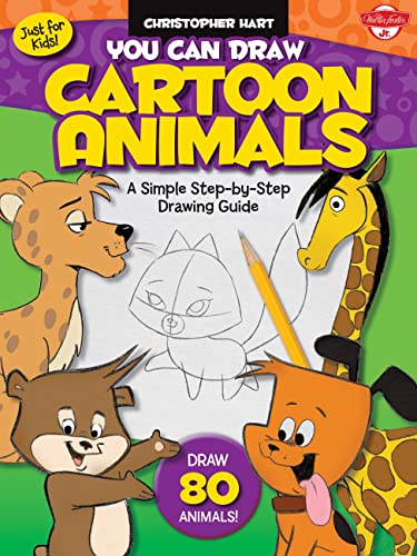 Imagen de archivo de Just for Kids: You Can Draw Cartoon Animals: A simple step-by-step drawing guide! a la venta por SecondSale