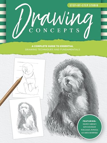 Beispielbild fr Step-by-Step Studio: Drawing Concepts: A complete guide to essential drawing techniques and fundamentals (Volume 3) (Step-by-Step Studio, 3) zum Verkauf von HPB-Diamond