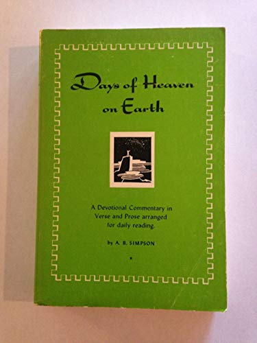 9781600660122: Days of Heaven on Earth: A Daily Devotional to Comfort and Inspire
