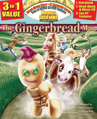 Stock image for The Gingerbread Man All-in-One Classic Read Along Book /CD by adapted by Larry Carney (2007) Hardcover for sale by ThriftBooks-Atlanta