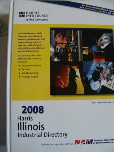 2008 Harris Illinois Industrial Directory (Mfrs) (9781600730320) by Harris InfoSource