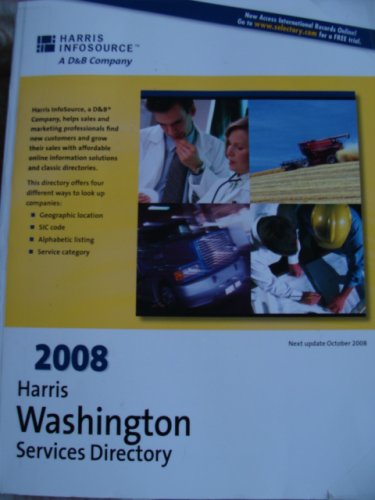 2008 Harris Washington Services Directory (9781600730412) by Harris InfoSource