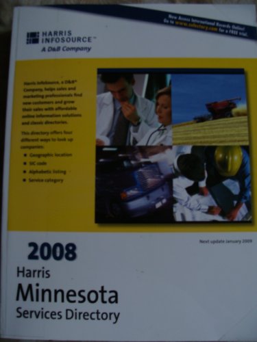 2008 Harris Minnesota Services Directory (9781600730603) by Harris InfoSource